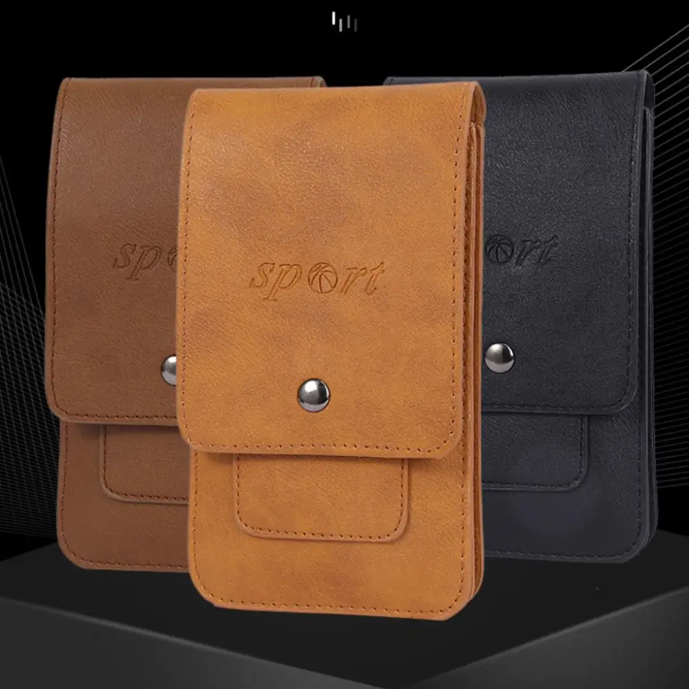 

Large Capacity Mobile Phone Pouch Sport with Metal Buckle Phone Belt Clip Bag Charming Universal Phone Belt Hanging Pouch