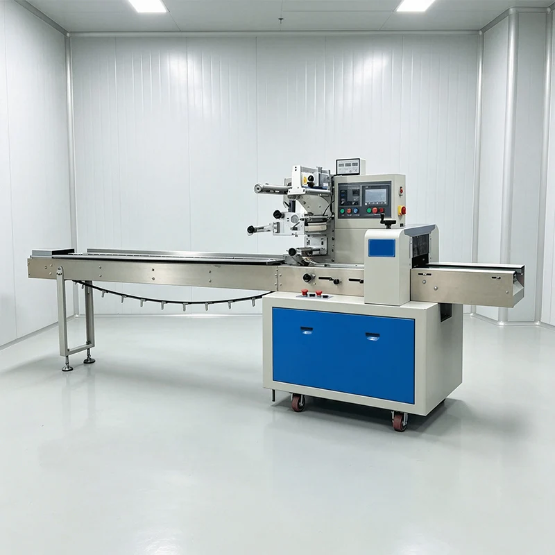 Automatic Pillow Packaging Machine Peanut Bar Packing Equipment Pillow Packing Machine for Filling Sealing Wrapping