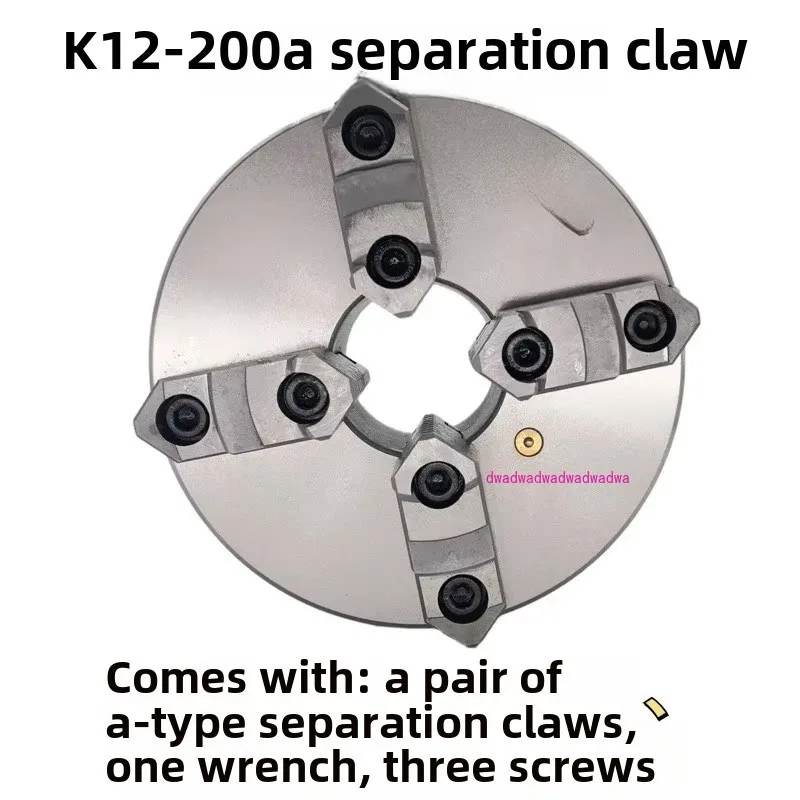 Self-centering Linkage Lathe Chuck Manual K12 80 100 125 160 200 Jaw Concentric