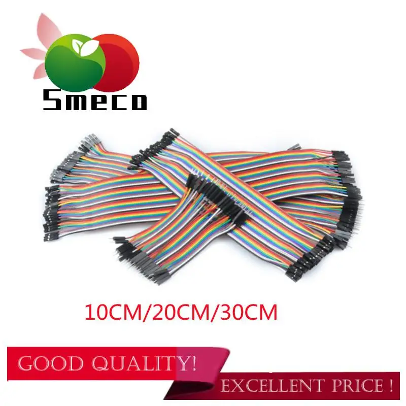 Dupont line 120pcs 10cm 20cm male to male + male to female and female to female jumper wire Dupont cable for Arduino diy kit