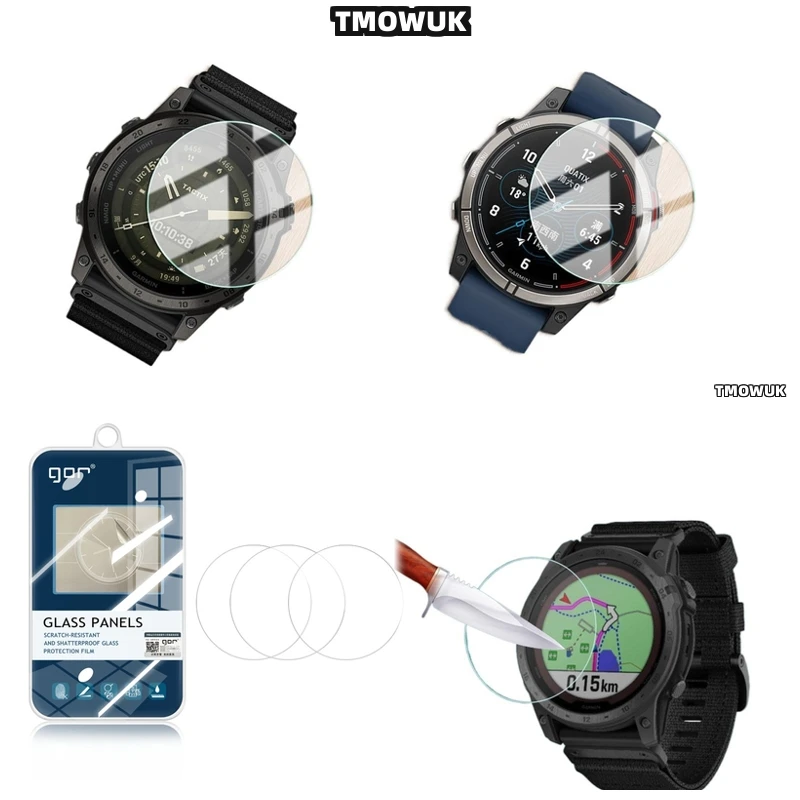 

For Garmin Tactix 7 Pro Tactix7 AMOLED Tactix 8 51mm Tactix8 47mm Screen Protector Film HD Clear Tempered Glass