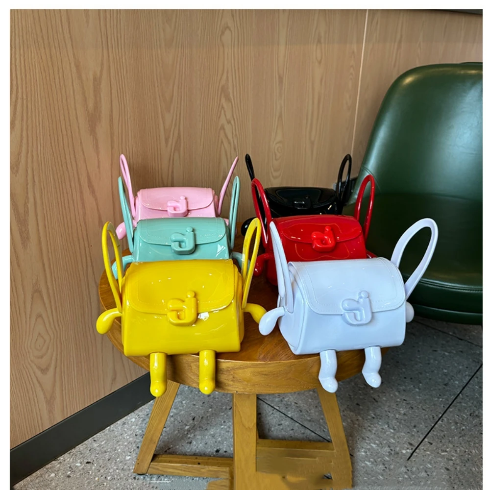 Parent-child Jelly Bag 2025 New Adult Kids Fashion Versatile Crossbody Bag Mini Cute Doll Toy Bag Phone Bag Zero Wallet Handbag