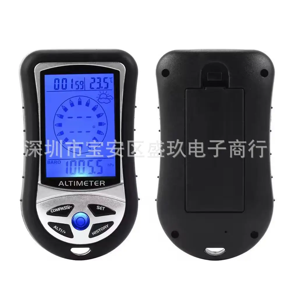 Multifunctional Altimeter Sensor Mountaineering Portable Altitude Barometer Compass Thermometer