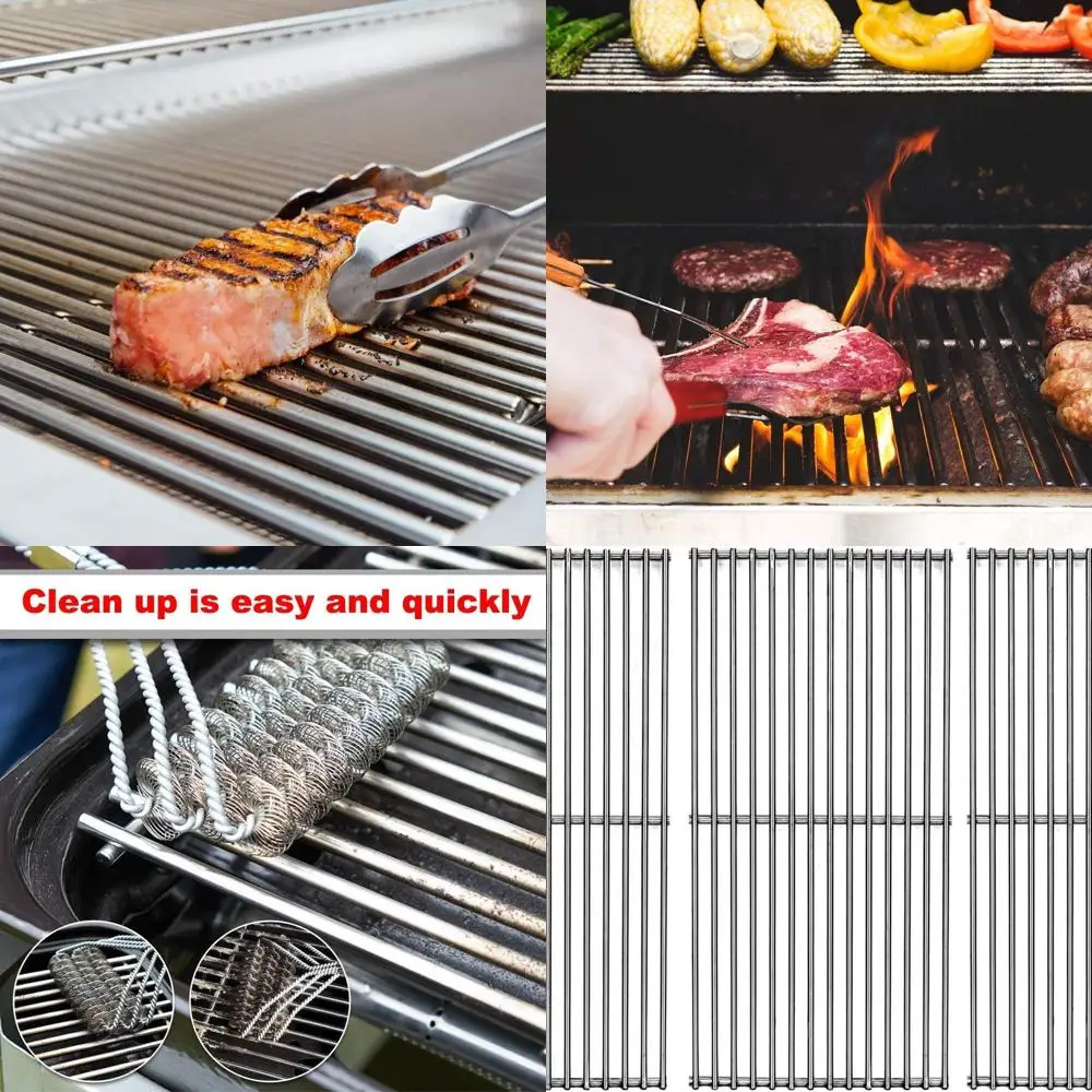 

3 упаковки кухонных решеток из нержавеющей стали 19,25 для решеток Brinkmann, Charmglow, Jenn Air и Kirkland