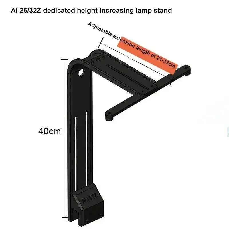 Aquarium-Lichtmontagearm-Halterung Kompatibel mit AI Hydra 26 32 52 64 und Radion XR15 XR30 G4 G5 Marine Riff Aquarium – Detail 7