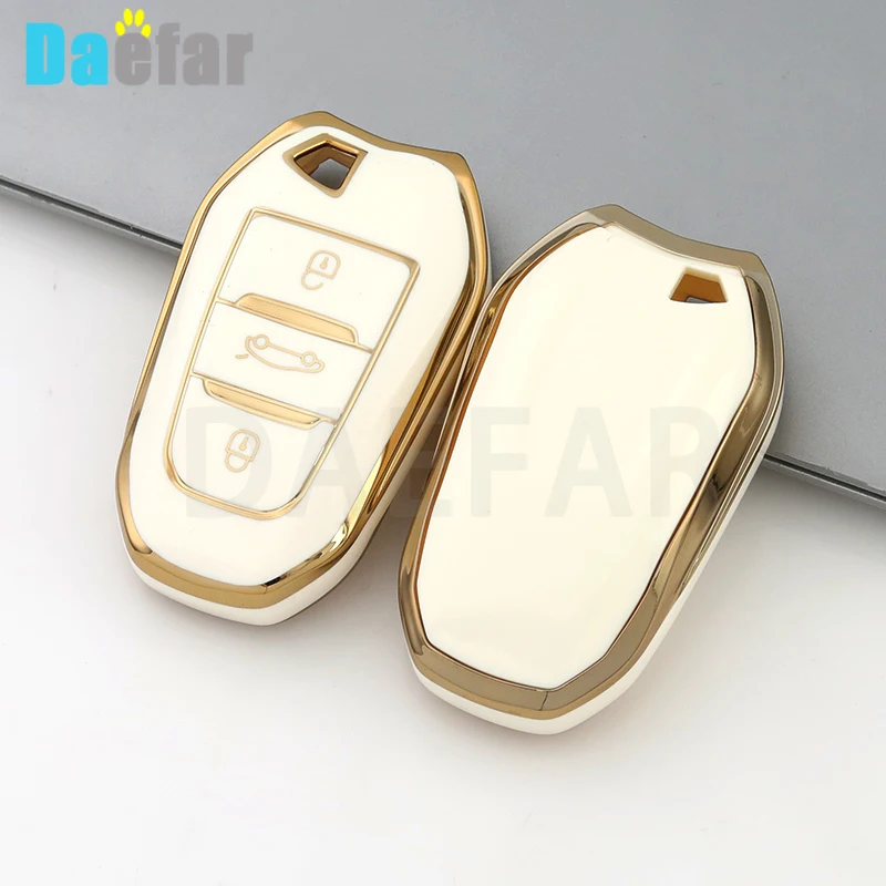 3 Buttons Remote TPU Car Key Cover Case For Peugeot C6 508 C5 C3 508 2008 3008 C4 Aircross Picasso Grand Ptotector Fob