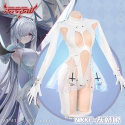 In Stock GODDESS OF VICTORY: NIKKE Cinderella Cosplay Costume Sexy leather jumpsuit accessory set Halloween party women uniform