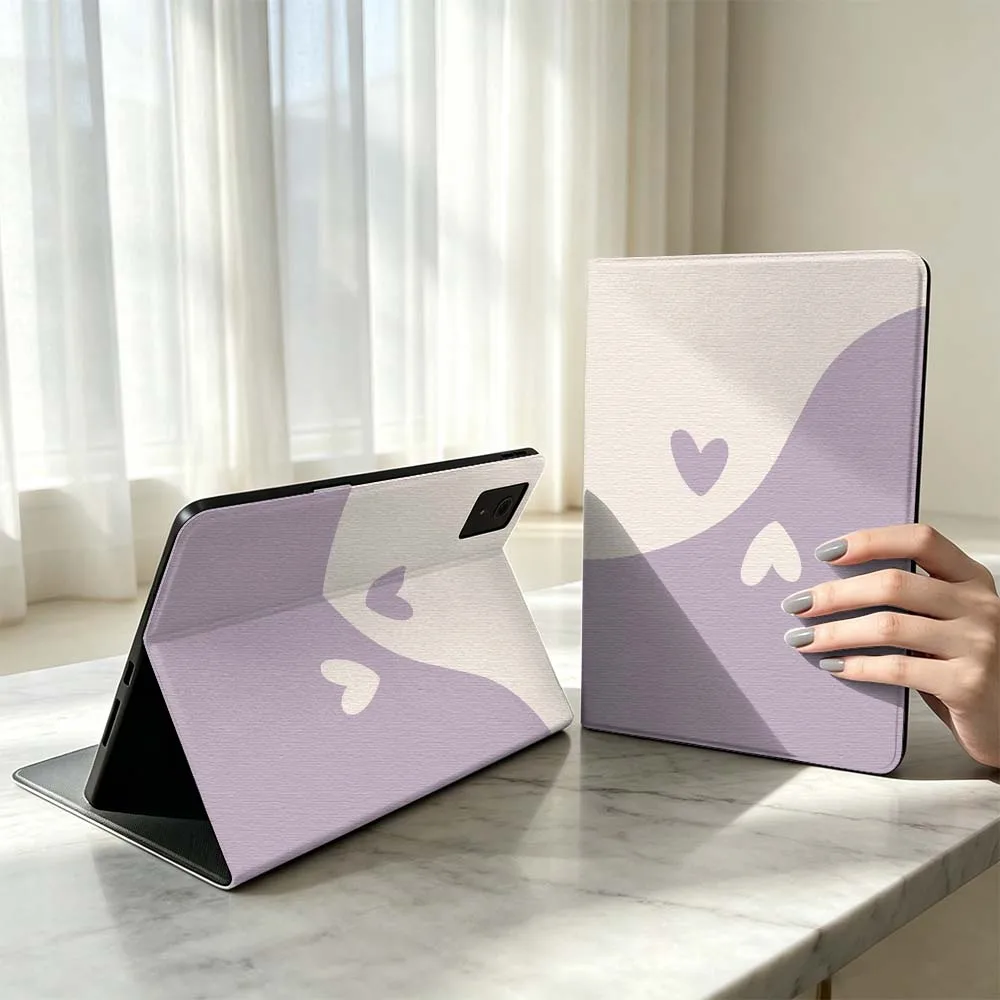 Yin Yang Hearts For Xiaomi Poco Redmi Pad 8 2 4 C1 6 6S 7 7S SE 9.7 14 11 11.2 12.1 12.5 Inch Tablet Case Pen Tray