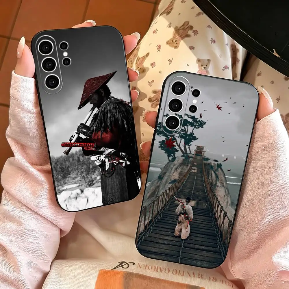 Game Tsushima Island   Phone Case For Samsung S25,S24,S21,S22,S23,S30,Ultra,S20,Plus,Fe,Note,10,9,5G Black Cover