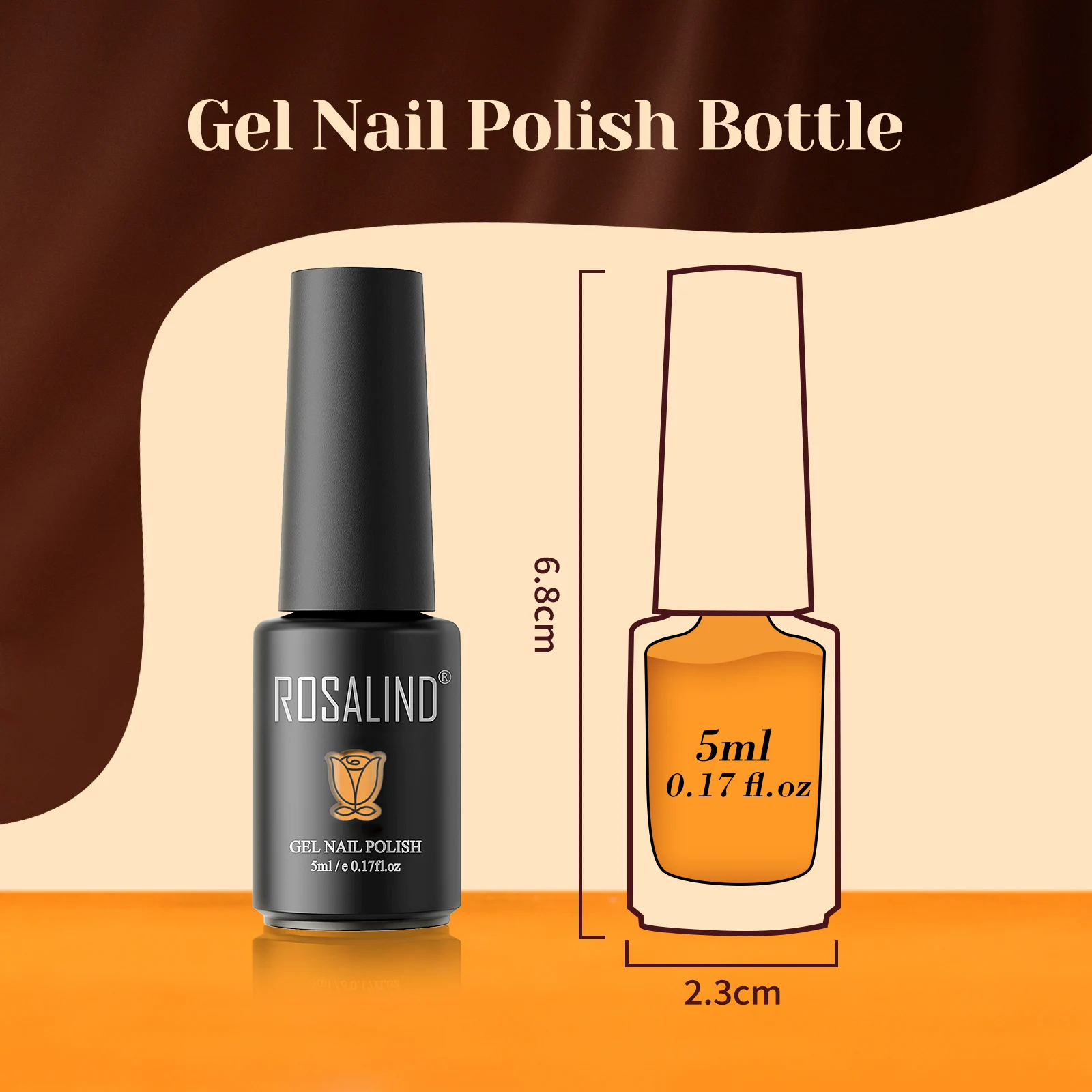 ROSALIND 5ml vernis à ongles Gel couleur ensemble Gel vernis Kits vernis à ongles hybride Semi Permanent UV/Led Cure 8/12/20 pièces boîte Kits