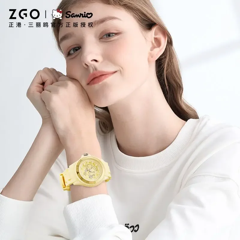 ZGOx-Montre Sanurgente Purin pour filles, Pointeur intérieur Mayor, Ins, Montres Shoes à quartz, Cadeaux d'anniversaire pour enfants