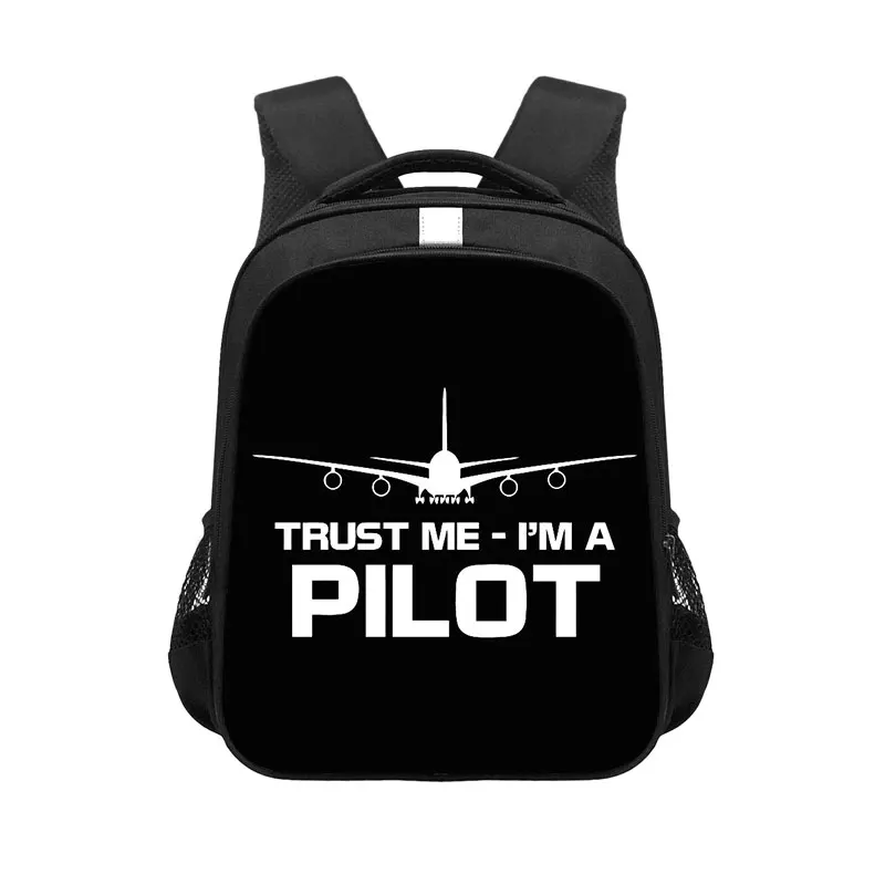 Pilots 6 Pack Flight Simulator Backpack Fighter Plane Rucksack Children School Bags for Teenager Laptop Backpack Travel Book Bag