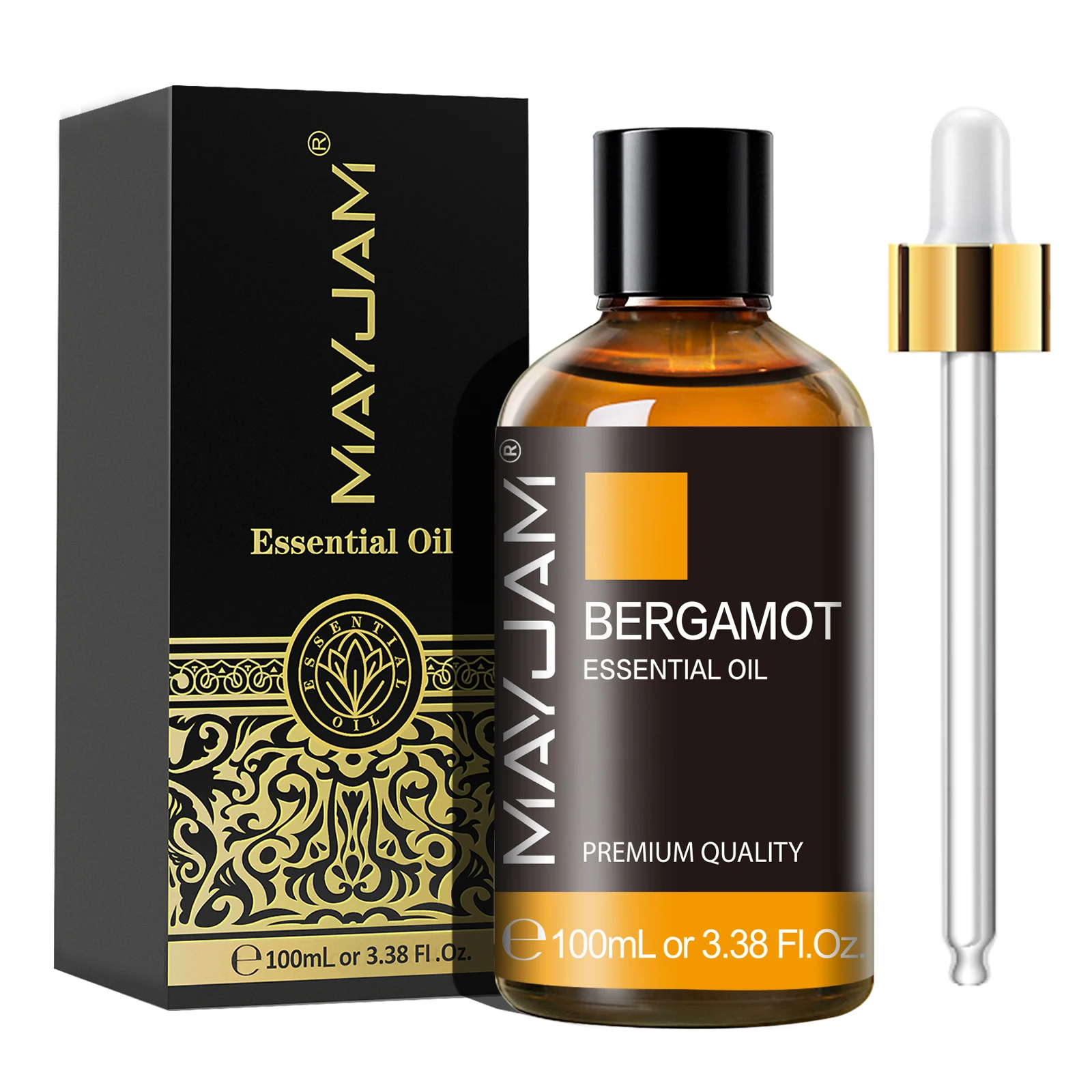 

MAYJAM 100ml Essential Oil Moisturizing Skin & Hair Care Bergamot Vanilla Lemon Eucalyptus May Chang Neroli Oregano Aroma for Humidifier Diffuser Making Perfume Aromatherapy Candle