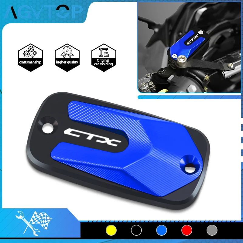 For NC700X 2012-2017 NC750X 2012-2026 CTX700 CTX700N 2014-2016 Motorcycle CNC Front Brake Reservoir Fluid Cap Oil Cup Cover