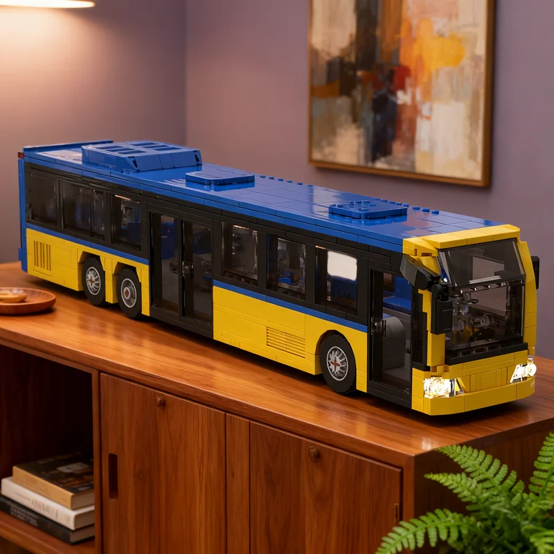 

706pcs MOC Mercedesesed Benz Citaro L City Model Building Blocks Toy Construction Christmas Gifts Creative Idea Education Kids