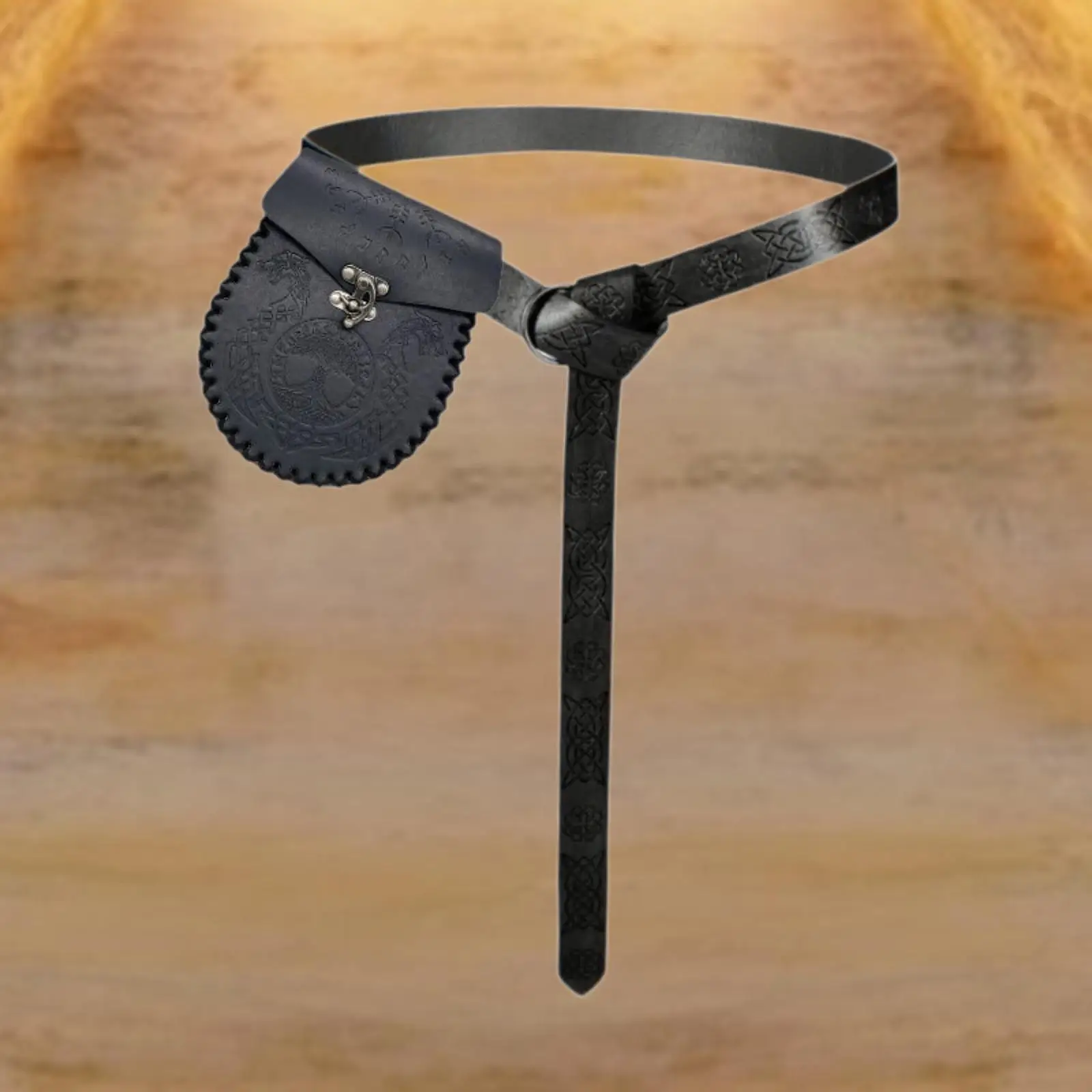 中世ヴィンテージベルトバッグ2個セット フェスティバルテーマのパーティー用 ハロウィン