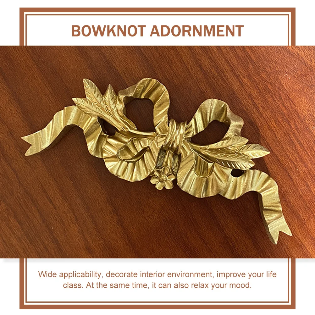 

Resin Bowknot Decoration Fine Workmanship Vintage Retro Desktop Small Ornament Indoor Decor Resin Craft Bowknot Adornment