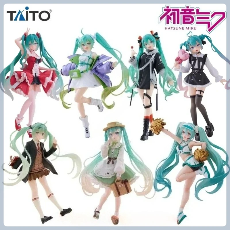 

In Stock TAITO Original Hatsune Miku Fashion Moving Figure Model Collection Toy Gift