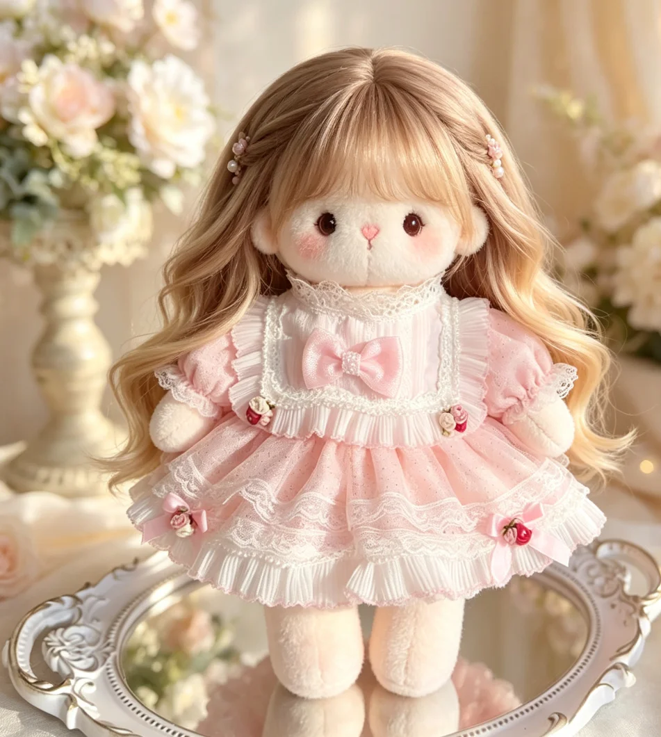 10cm cotton doll clothes，doll accessories 20cm doll dress 15cm doll skirt free shipping