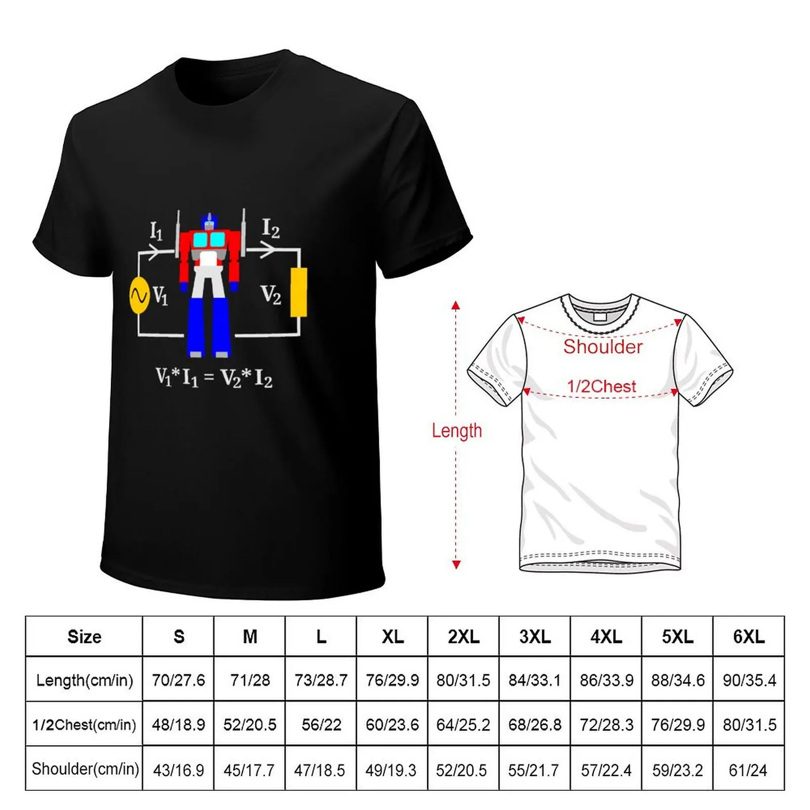 Power Transformer T-Shirt Performance Dry Fit T-Shirt