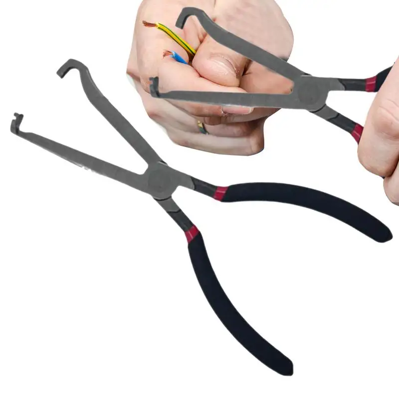 Fuel Line and Electrical Disconnect Pliers For Car Electrical Connector Disconnect Pliers Long Spark Plug Removal Pliers