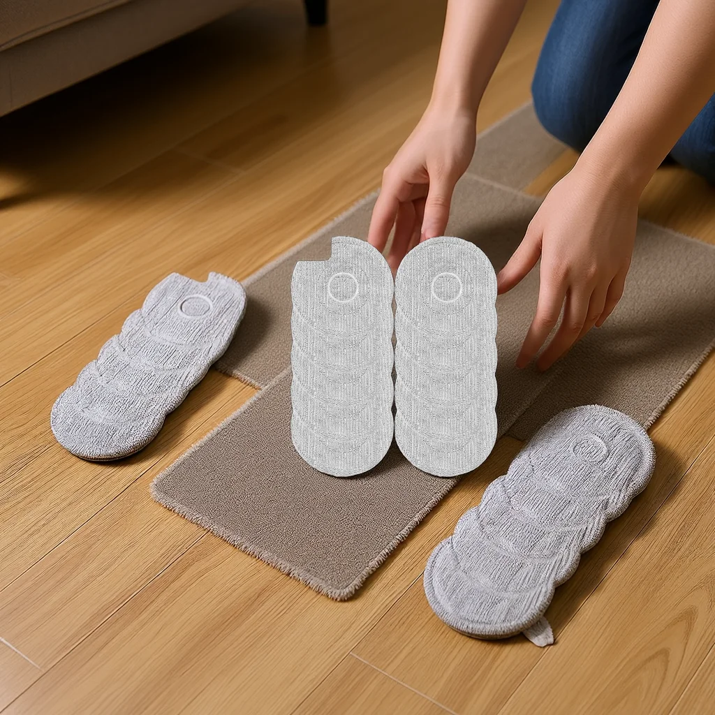 Mopp Pads Für Xiaomi 5 / OV31GL, Für Mijia Für 5C / OV42CN Ersatz Waschbar Wiederverwendbare Mopp Kleidung Zubehör
