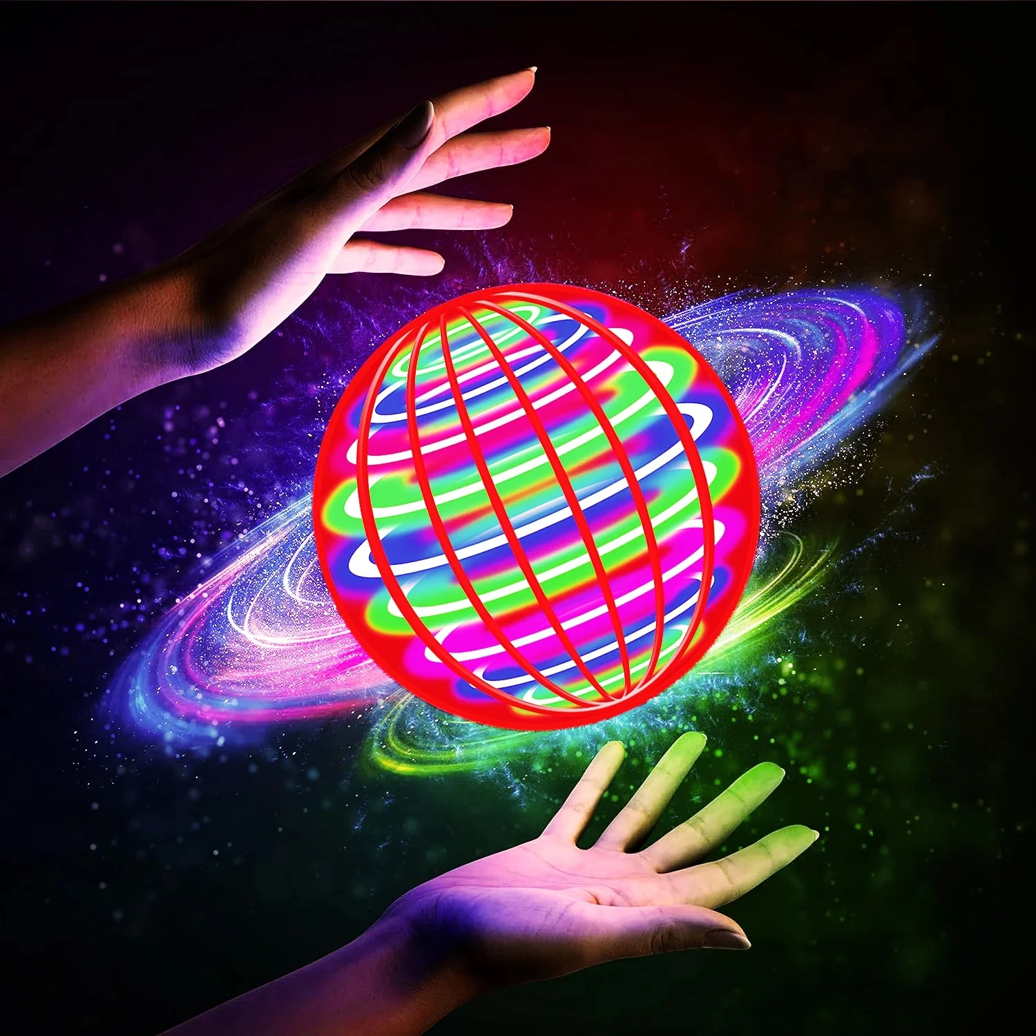 Picture 3: Flying ball, automatic spinning ball, LED dazzling lights, floating magic, fan, UFO flying machine, toy, gift, game, sports ball