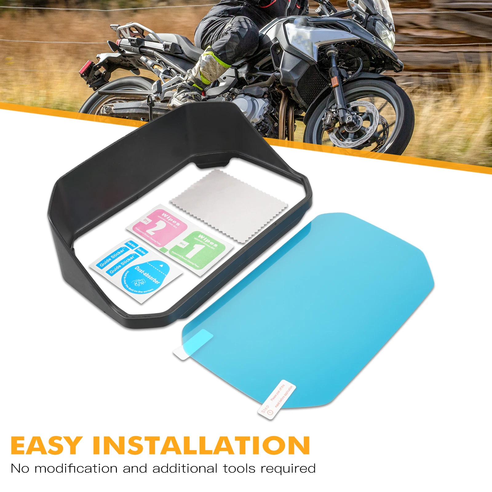 For BMW R1200GS LC R1250GS Adventure ABS Dashboard Sun Visor Protection Film For BMW R1250R R 1250 RS F750GS F850GS S1000R RR XR