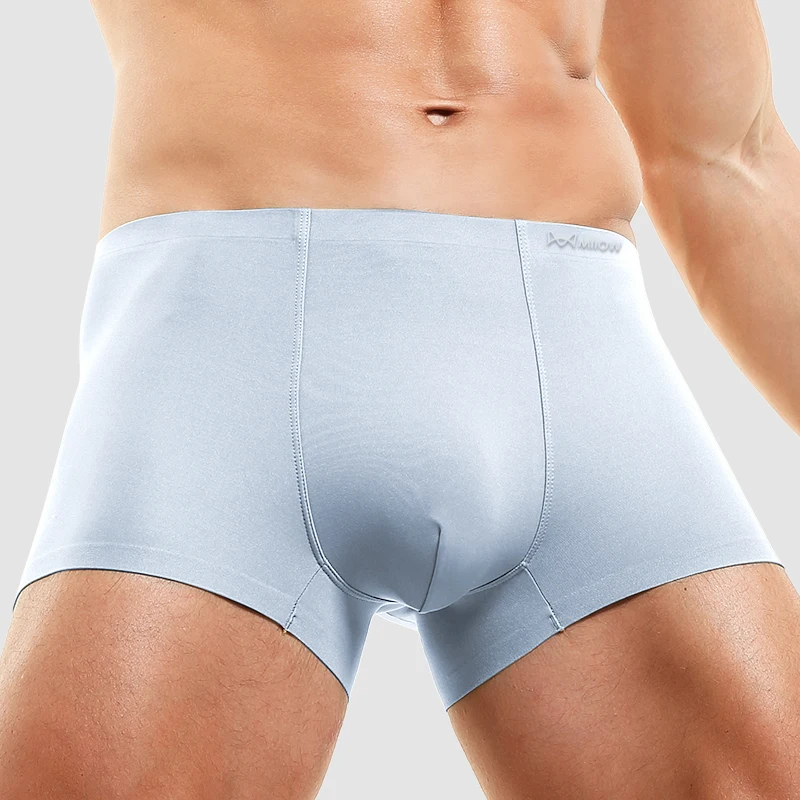 

Men's antibacterial ice silk briefs, summer thin and breathable men's sports four-corner shorts
