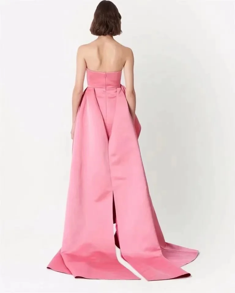 Banquet Wedding Dresses  Backless High-end Colorblocking Dresses for Banquet Party Prom Cocktail Dresses