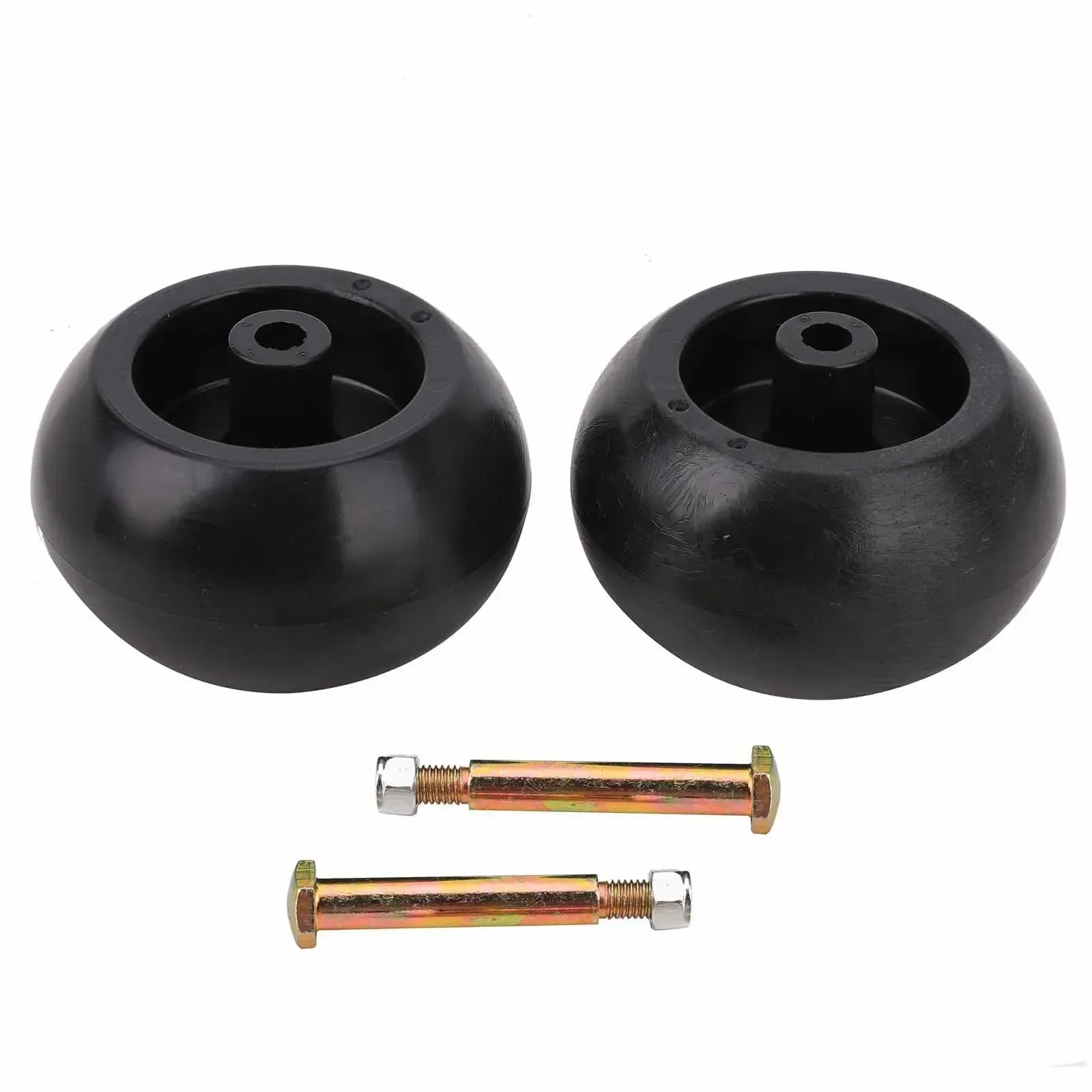 Imagem -04 - Kit de Parafusos de Eixo e Rodas de Deck de Polegadas Peças para Hustler para Passeio em Cortadores Ferramenta Elétrica de Jardim Substituição de Reposição Preta