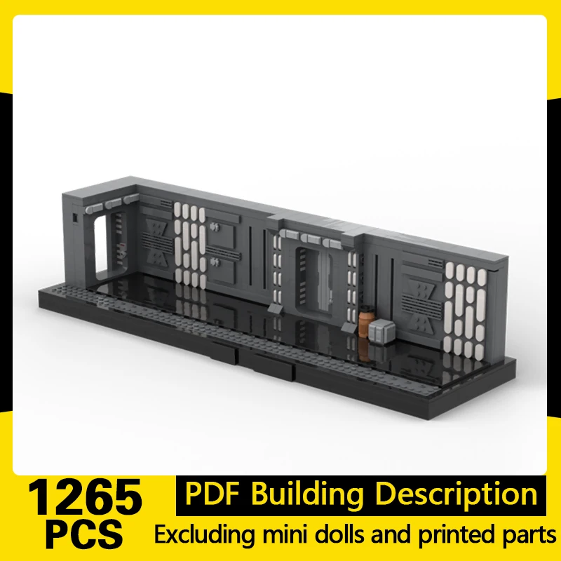 

Star Movies Model MOC Building Bricks Space Hallway Diorama Modular Technology Gifts Holiday Assemble Children Toys Suit