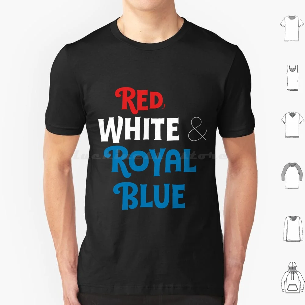 Red , White & Royal Blue T Shirt Big Size 100% Cotton Red White And Royal Blue Rwrb Alex And Henry Alex Claremont Diaz Henry
