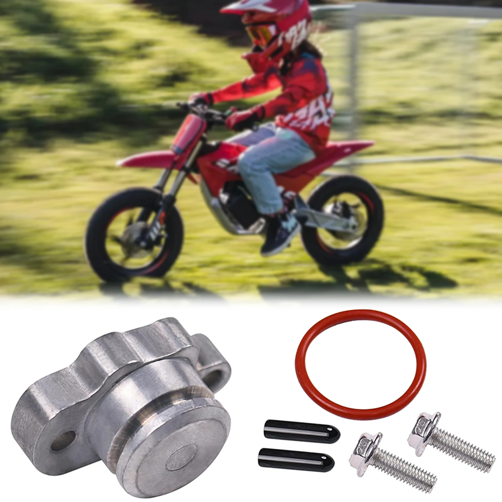 Pw50 Oil Pump Delete Plate For Pw50 Modification Accessories Cnc-Machined Prevents Oil Leaks Off Road Trails Riding Repair