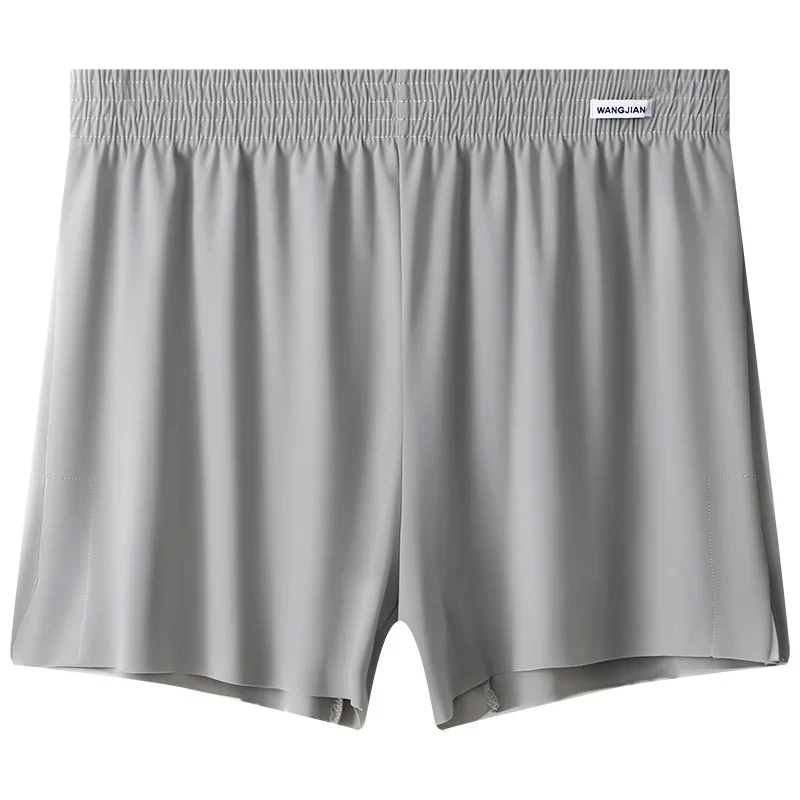 

Casual Shorts for Men Loose Homewear Sleeping Pajama Ice Silk Quick Dry Cool Feel Ultra-thin Sports Trunks Comfortable Aro Pants
