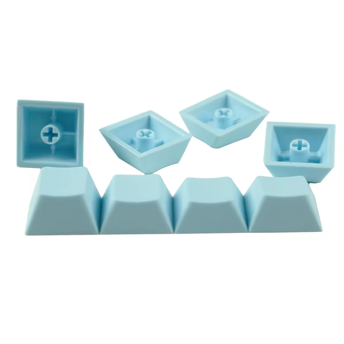 100 pcs Cherry profile 1u R1 R2 R3 R4 Blank Thick PBT Alphanumeric Custom Keycaps For Keycap DIY