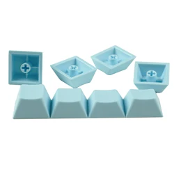 100 pcs Cherry profile 1u R1 R2 R3 R4 Blank Thick PBT Alphanumeric Custom Keycaps For Keycap DIY