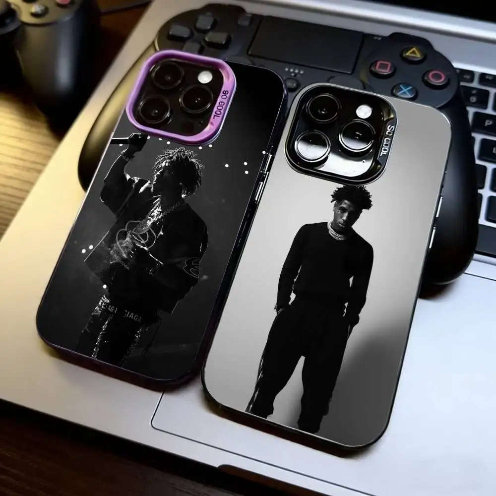 

YoungBoy Never Broke Again Phone Case For iPhone 17,16,15,14,13,12,11 Plus,Pro Max,XS,Colorful Silver Black Cover