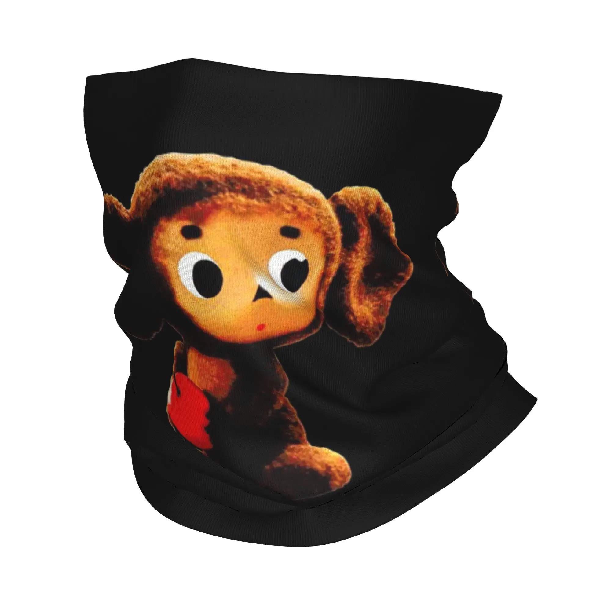 Cheburashka and Crocodile Gena Bandana - Bufanda para el cuello con estampado de mascarilla, bufanda multiusos para ciclismo, correr, unisex, para adultos