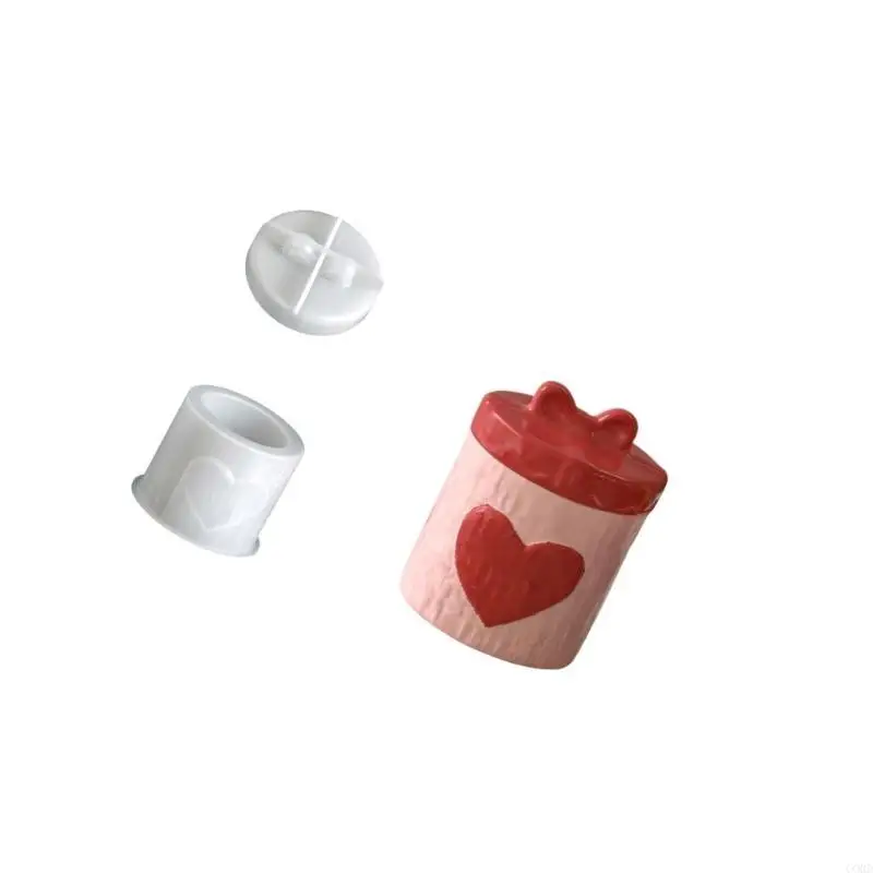 

CORD Christmas Gift Silicone Mould Heart Designs Resin Art Craft Jewelry Holder Making Mould Decorative Accessories