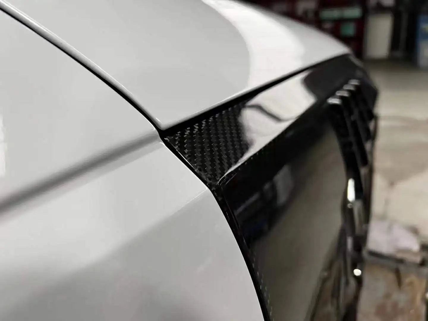 TAKD 3K Twill Carbon Weave Universal Rear Spoilers Dry Carbon Fiber Material Wheel Fenders for A4 S4 PA B9.5 B9.5 6