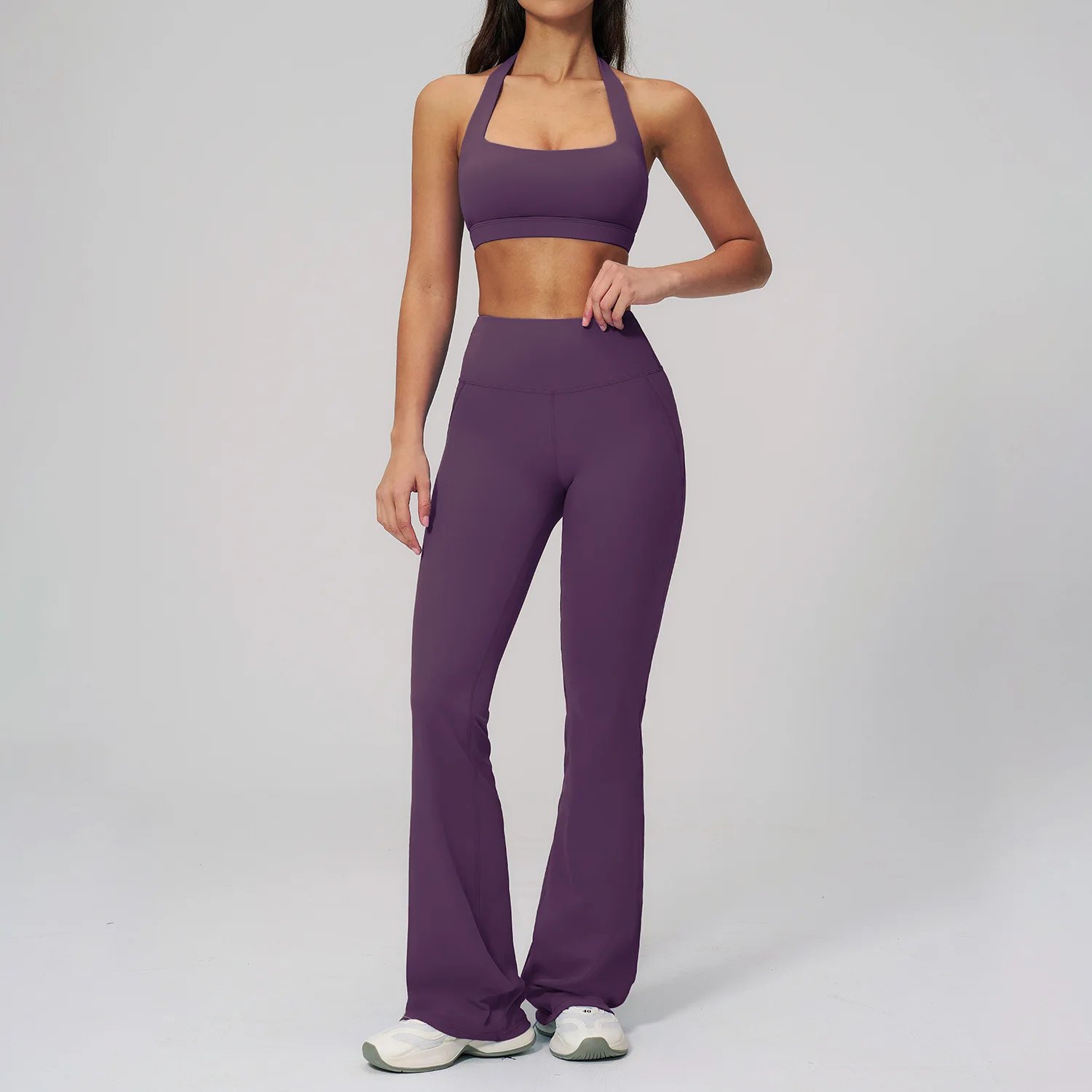 Yoga Set Women Tracksuit Athletic Wear Gym Fitness Set Woman 2PCS Running Leggings Sports Bra Breathable Sportwear Woman Clothes
