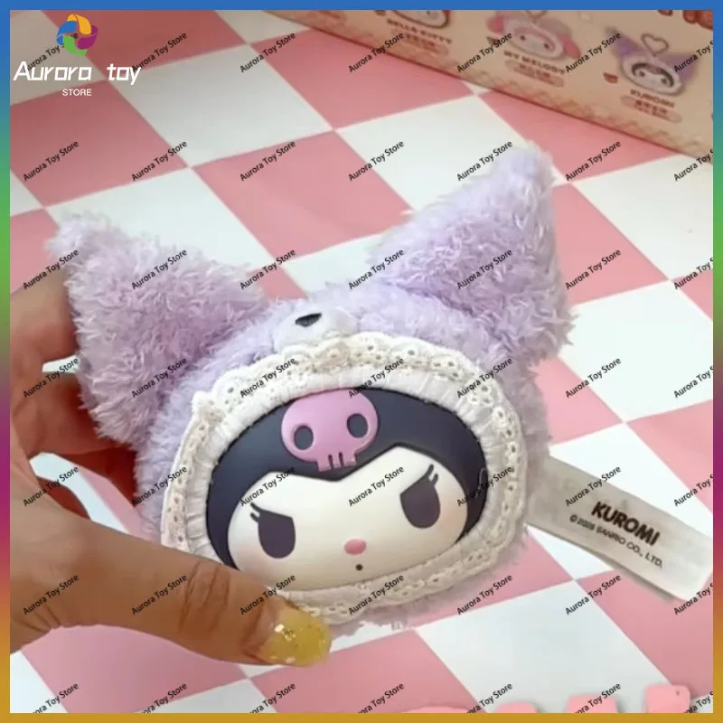 

New TOPTOY Blind Box Fluffy Bear Series Mystery Box Anime Figure Kuromi Vinyl Plush Pendant Ornament Custom Collectible Toy Gift