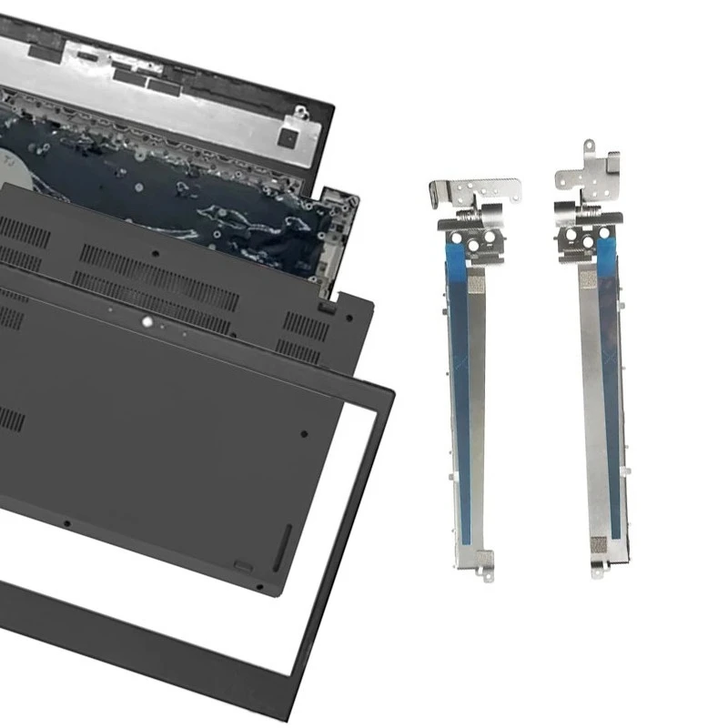 

For Thinkpad L14 Gen1 Laptop LCD Back Cover Front Bezel Palmrest with SDD Upper Top Lower Bottom Case Hinges Housing Plastic