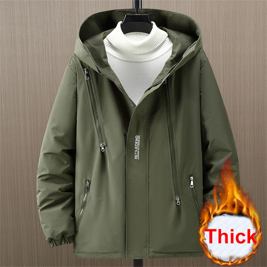 170KG Waterproof Parkas Men Winter Warm Thick Windbreak Jacket Plus Size 10XL 12XL Winter Camping Jacket Coat Male Big Size 11XL