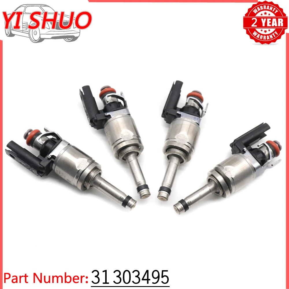 

4pcs Car Fuel Injectors Nozzle 31303495 for Volvo S60 S80 S90 V60 V70 XC40 XC60 XC70 XC90 2.0L Turbo 2015-2018 31478608 31465786