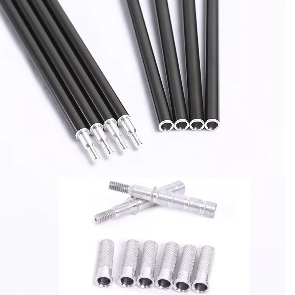 Aluminum Insert for Take-down Arrow Shaft ID6.2mm Archery Connector Arrow Accessories