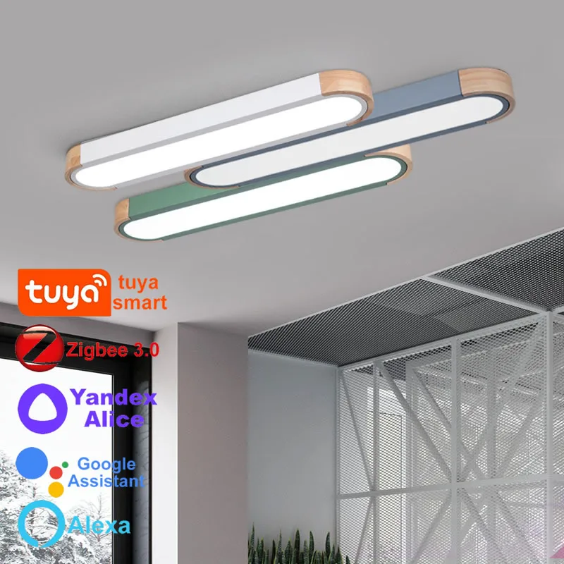 

Led Ceiling Lamp Zigbee Tuya Chandelier Dining Room Decor Smart Home Decoration Alice Assistant Alexa Bedroom Balcony Hallway