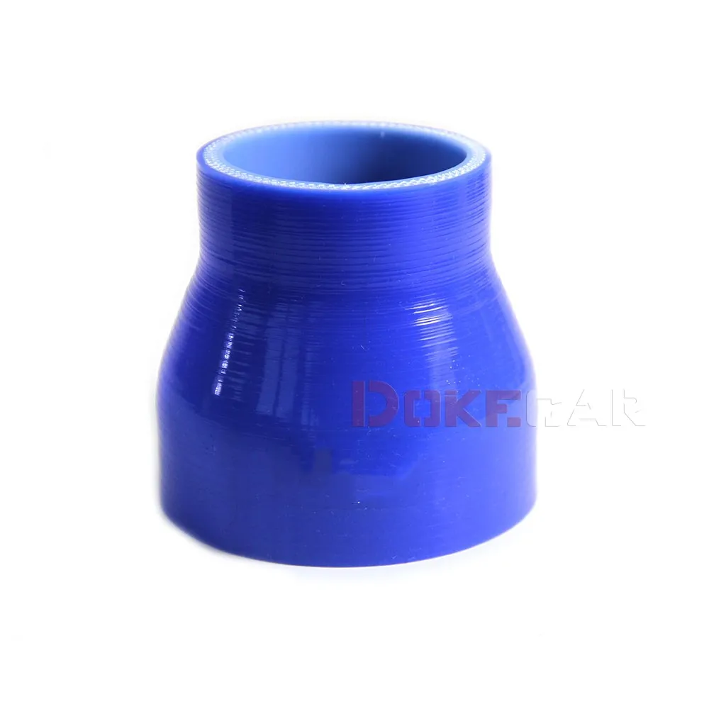 Big To Small Car Silicone Tubing Hose Intercooler Turbo Cold Air Intake Pipe Straight Coupler Hose 0 Degree Blue