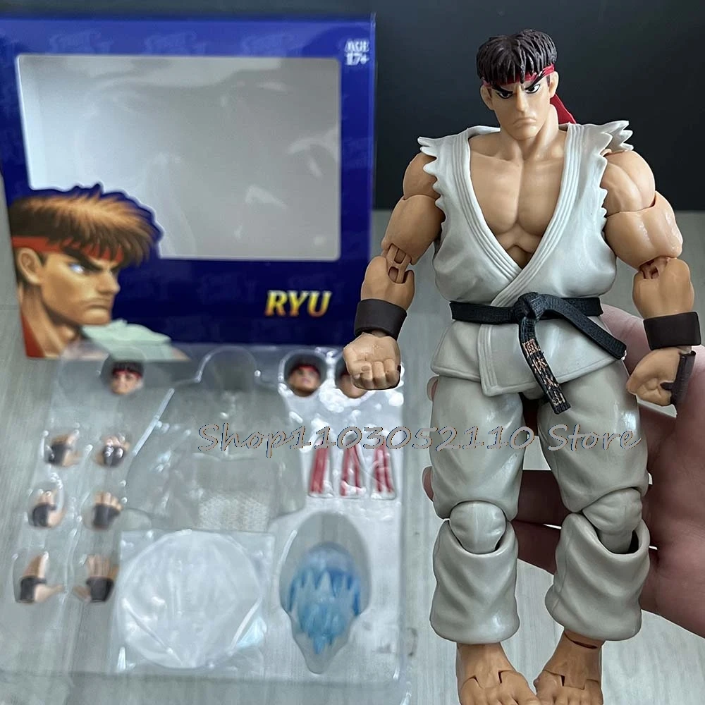Figurka akcji ST Street Fighter Guile Ken Ryu Anime The Final Challengers Model Lalka Statua Ruchome Stawy Zabawki Filmowe Prezenty